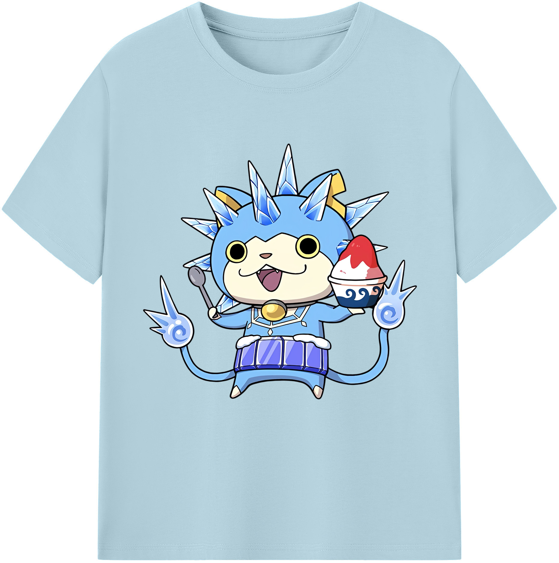 （画像用） 妖怪ウォッチ Yo-kai Watch 綿100％半袖Tシャツ（フロントプリント）